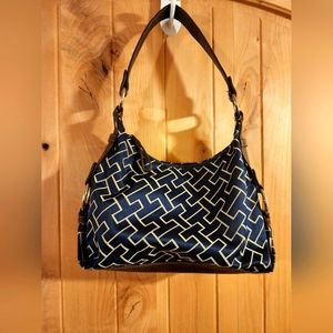 Tommy Hilfiger Purse, handbag, Navy & cream, clean